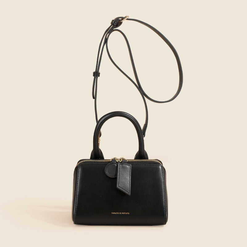 Elegant Structured Mini Handbag with Crossbody Strap