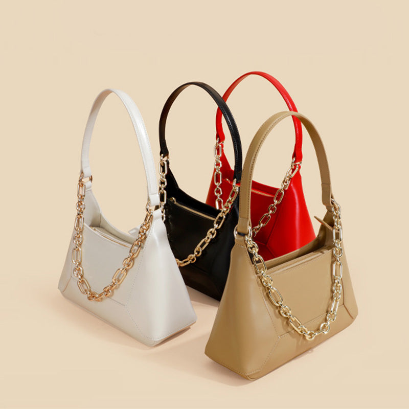 Geometric Mini Top-Handle Crossbody Handbag