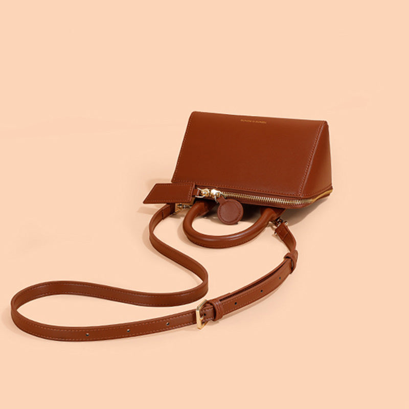 Elegant Structured Mini Handbag with Crossbody Strap