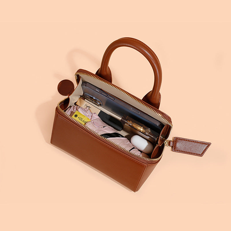 Elegant Structured Mini Handbag with Crossbody Strap