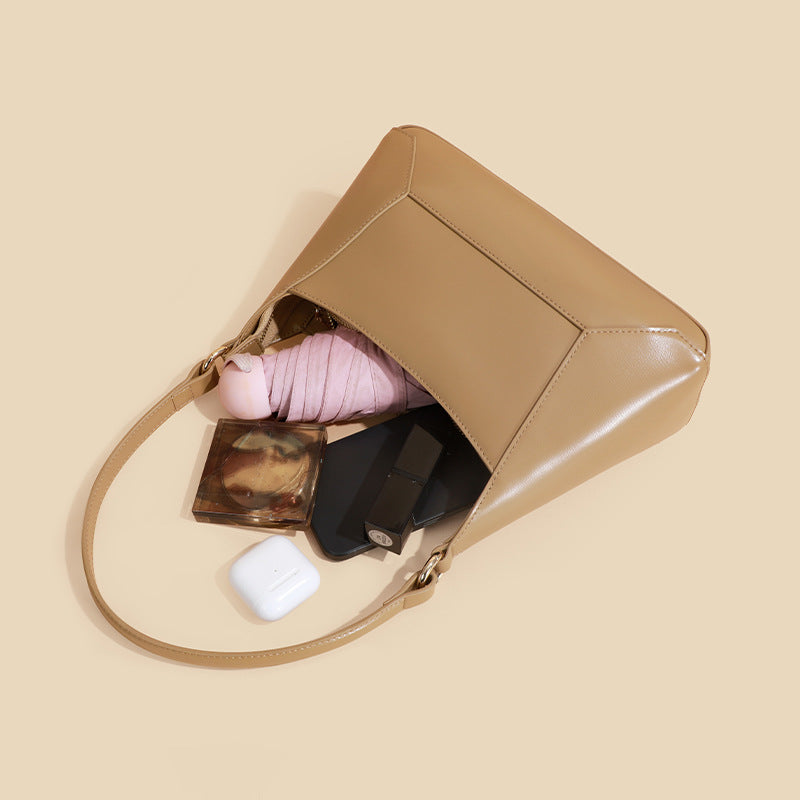 Geometric Mini Top-Handle Crossbody Handbag