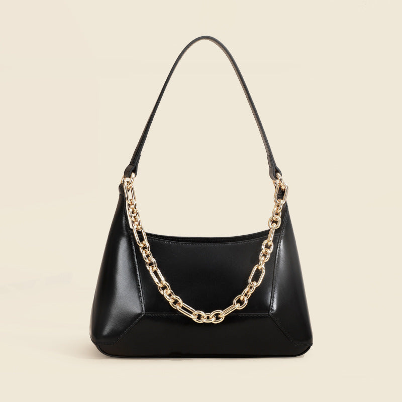 Geometric Mini Top-Handle Crossbody Handbag