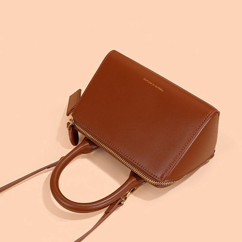 Elegant Structured Mini Handbag with Crossbody Strap