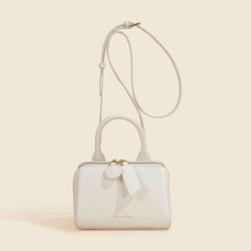 Elegant Structured Mini Handbag with Crossbody Strap